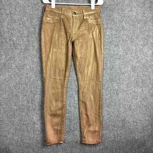 True Religion Jeans Womens Size 29 Gold Halle Skinny